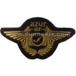 Azur Air Hava Yolları sim nakış işleme patch 11x6 cm