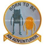 Born To Be nakış işleme arma 9x7,5 cm