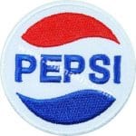 Pepsi Logo Nakış işleme Arma Patch 7x7 cm