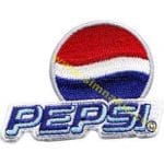 Pepsi Logo Nakış işleme Arma Patch 10x7 cm