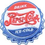 Pepsi Logo Nakış işleme Arma Patch 9x9 cm