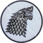 The Turks Remember Kurt kafası nakış işleme arma patch 8x8 cm