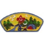 Kampçı kamp doğa nakış işleme arma patch peç 10x4.5 cm