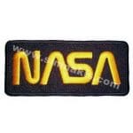 Nasa nakış işleme arma 7x3 cm
