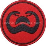Karakter nakış işleme arma patch 7x7 cm