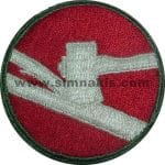 Oduncu ormancı nakış işleme arma 8x8 cm