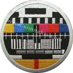 Tv televizyon teknik ekibi nakış işleme arma 8x8 cm