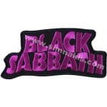 Black sabbath nakış işleme arma 10,5x4,5 cm
