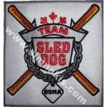 Team sled dog nakış işleme arma patch 10x9,5 cm