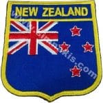 New Zealand Nakış İşleme Bayrak 8x6,5