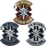 Do No Harm Nakış işleme Arma Patch 8x10 cm