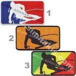 Kayak kar nakış işleme arma patch 5x10 cm