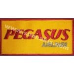 Pegasus Havayolları nakış işleme arma patch 10x5