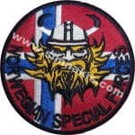 Norwegian Special Forces Nakış işleme Arma Patch 8x8 cm