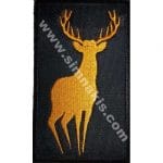 Geyik Nakış işleme Arma Patch 6x10 cm