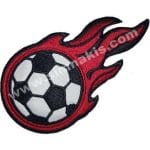 Futbol Topu Nakış işleme Arma Patch 12x6 cm