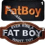 Fatboy nakış işleme arma patch 5x10 cm