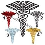 Tıp Sağlıkçı nakış işleme arma patch 8x8 cm