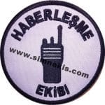 Telsiz Telefon haberleşme ekibi nakış kol ve göğüs için arma patch 8×8 cm