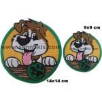 Petshop peti nakış işleme arma patch 2 parca 9x9 cm ve 14x14 cm