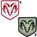 Dodge Nakış işleme Arma patch 6,5x7 cm