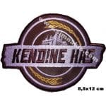 Kendine Has nakış işleme arma patch 8,5x12 cm