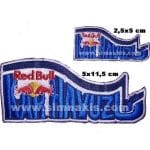 Red Bull nakış işleme arma patch 2,5x5 cm & 5x11,5 cm