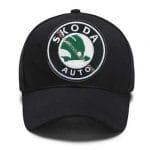 Skoda auto nakış işleme armalı şapka kep hats cap ayarlanabilir cırt bantlı