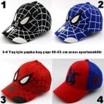 spiderman örümcek adam spider-man çocuk nakış işleme şapka 3-10 yaş arası