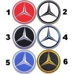 Mercedes benz nakış işleme arma patch peç 7.5x7.5 cm