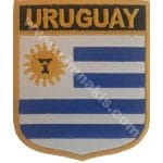 Uruguay Nakış İşleme Bayrak 8x6,5