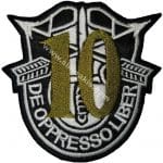 De Oppresso Liber Nakış işleme Arma Patch 9x8,5 cm