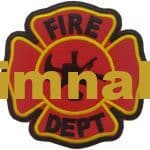 iş güvenliği fire yangın logo nakış işleme arma 9x9 cm