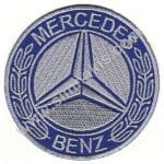 Mercedes Benz Nakış İşleme Arması Mavi 8x8 cm