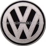 Volkswagen Nakış İşleme Arması Siyah Beyaz 8x8