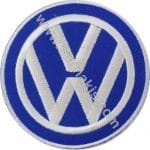 Volkswagen Nakış İşleme Arması Mavi Beyaz 8x8