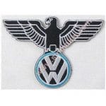 Volkswagen Kartal Nakış İşleme Arması 10x7
