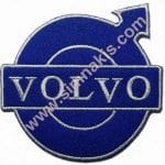 Volvo Nakış İşleme Arma patch peç Mavi Gri 8x6.5 cm