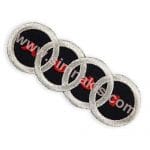 Audi Nakış İşleme Arma Halkalı Siyah 9x3 cm