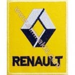 Renault Nakış İşleme Arması Sarı Siyah 8x6,5