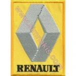 Renault Nakış İşleme Arması Sarı Gri 8x5,5