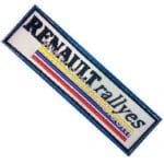 Renault Rallyes Nakış İşleme Arma patch peç 10x2.5 cm