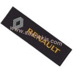 Renault Logo Nakış İşleme Arması  8x2,5 cm
