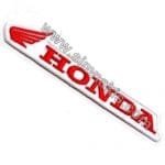 Honda Nakış İşleme Arma Beyaz 11x2,5 cm