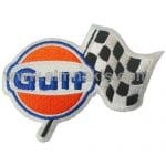 Gulf Racing Nakış İşleme Arması 10x7 cm