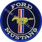 Ford Mustang Nakış İşleme Arma patch peç Lacivert 8x8 cm