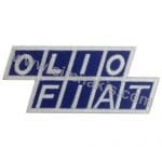 Fiat Olio Nakış işleme Arması  12x5 cm