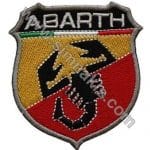 Fiat Abart Nakış işleme Arma patch peç 9x7.5 cm