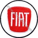 Fiat Nakış işleme Arması Beyaz 8x8 cm
