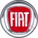 Fiat Nakış işleme Arması Gri 8x8 cm